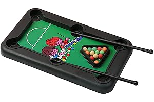 Small Billiards Table - Kids Pool Table Game,Small Billiards Game Top Pool Toy for Family Friends Children