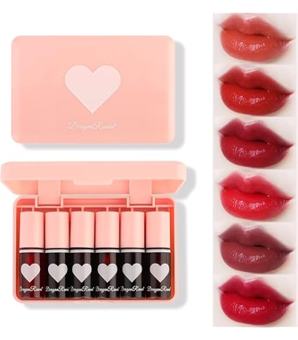 Amazon.com : 6 Colors Lip Tint Stain Set,Korean Lip Tint Watery