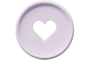 ITSYHPRO 100pcs Planner Expander Discs 0.94Inch Book Binding Disc for Discbound Notebook Accessories Heart Binder Rings(White,0.94inch/24 mm)