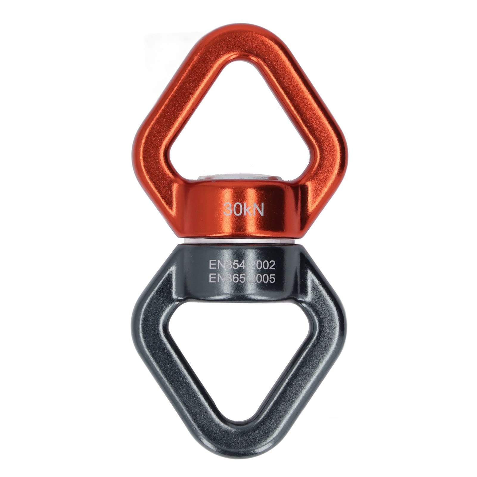 VGEBY Swing Spinner, Swing Swivel 360 Degree Rotating 8 Shaped Universal Safety Rotational Device for Swing Outdoor(Orange and Grey) Hiking Camping