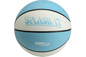 DUNNRITE Products 8" Diameter Midsize Aqua B120 Pool and Lake Water Basketball, Waterproof