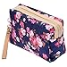 Washable And Durable, Navy Blue Nylon Beauty And Make Up Cosmetics Pouch / Bag / Case for Makeup Utensils And Toiletries By VAGA