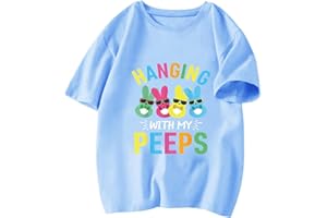 AQYLXLHH Easter Shirts for Boys Girls Toddler Kids Children Bunny Eggs Tractor Monster Truck Graphic Tees Outfit T-Shirt Top 2T-7T