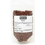 Natruen Szechuan Red Peppercorn Whole 4oz, Da Hong Pao, Sichuan Red Peppercorns for Kung Pao Chicken, Mapo Tofu, and Chinese 