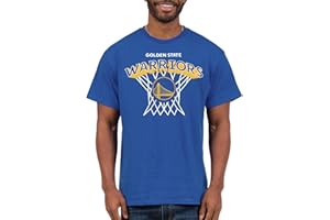 Junk Food NBA Nothing But Net Team Logo - Adult Short Sleeve Fan T-Shirt for Men & Women