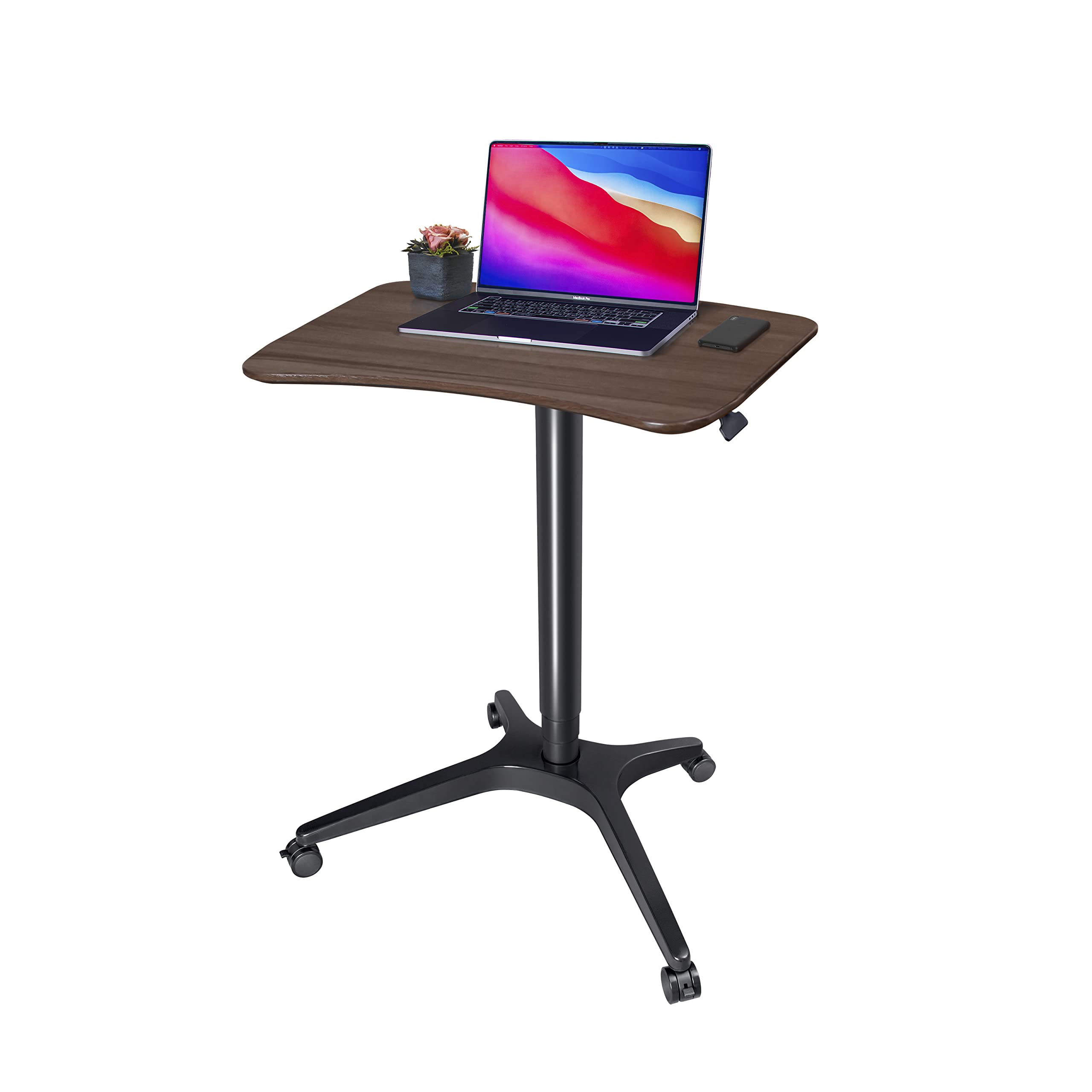 HAOOAH Pneumatic Adjustable Height Desk, Laptop