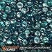 Golden Flame 10-Pound Fire Glass Fire-Drops 1/2-Inch Warm Caribbean Blue Reflective