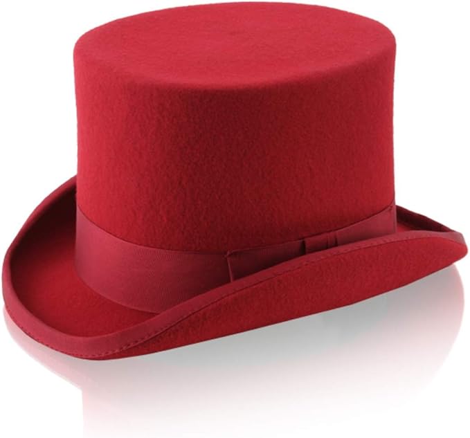 Red Top Hat Soft Wool Felt, S Amazon.co.uk Clothing
