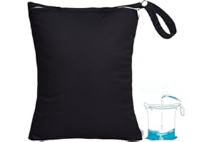 babygoal Waterproof Wet Dry Bag for Swimsuit, Reusable Bag for Travel, Food Storage, Stroller, Daycare, Baby Diapers, Yoga, Beach, Pool, Wet Clothes