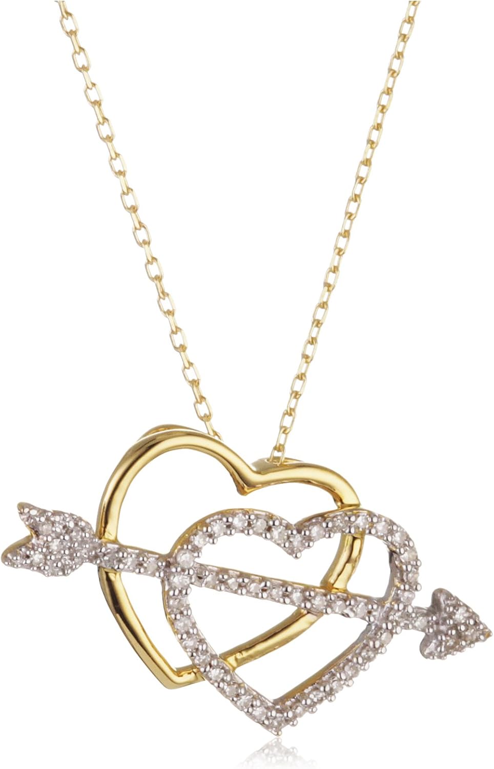 Collier Or Fille Pendentif Ange De Protection 8 Cts - Cadeau Baptême, Communion Ou Anniversaire