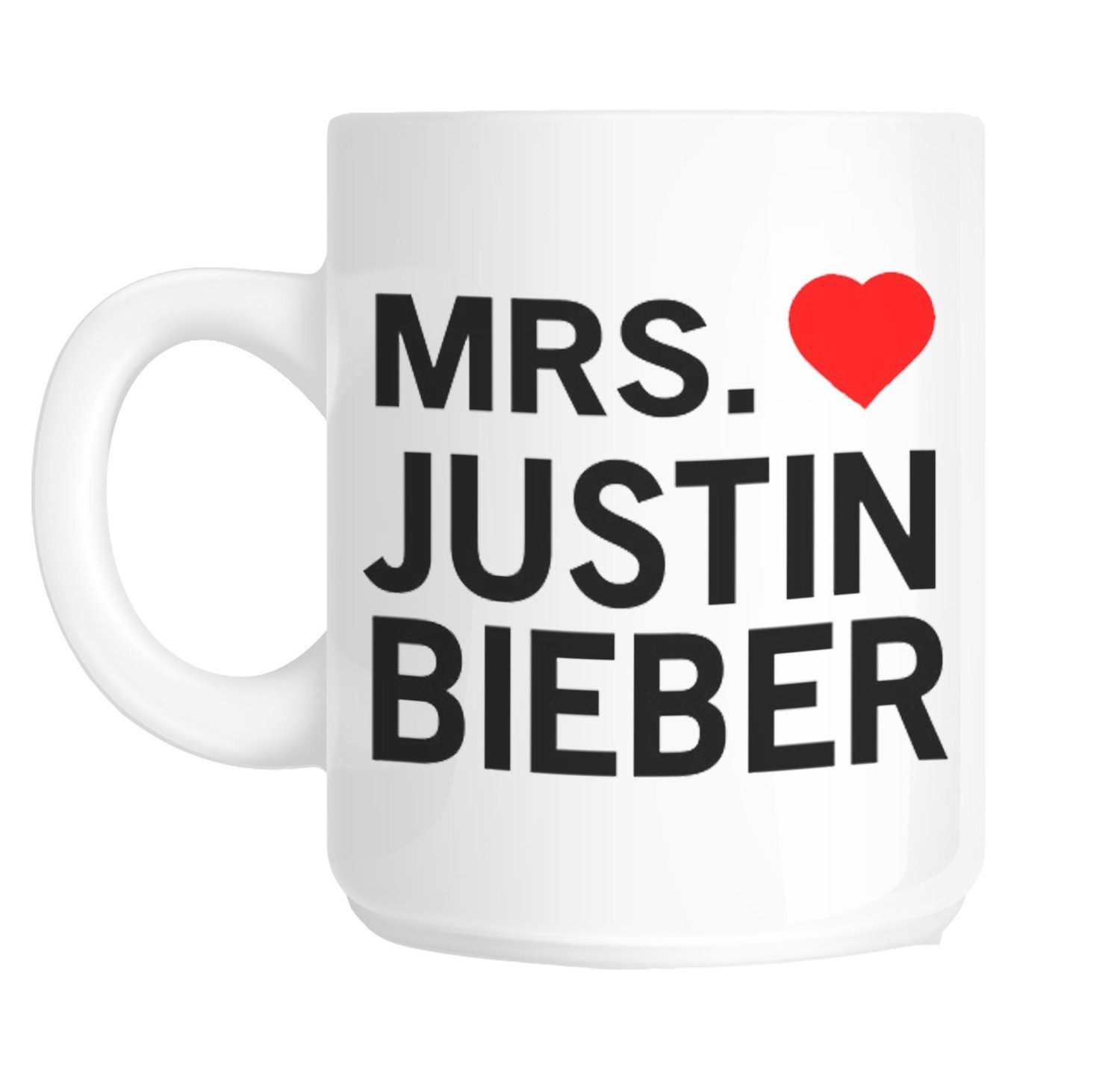 Top Banana Mrs Justin Bieber - Funny 11oz Ceramic Mug