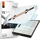 Spigen Tempered Glass Screen Protector [GlasTR EZ FIT] Designed for Tesla Model 3 (2023), Tesla Model Y (2023/2024) 15 inch D