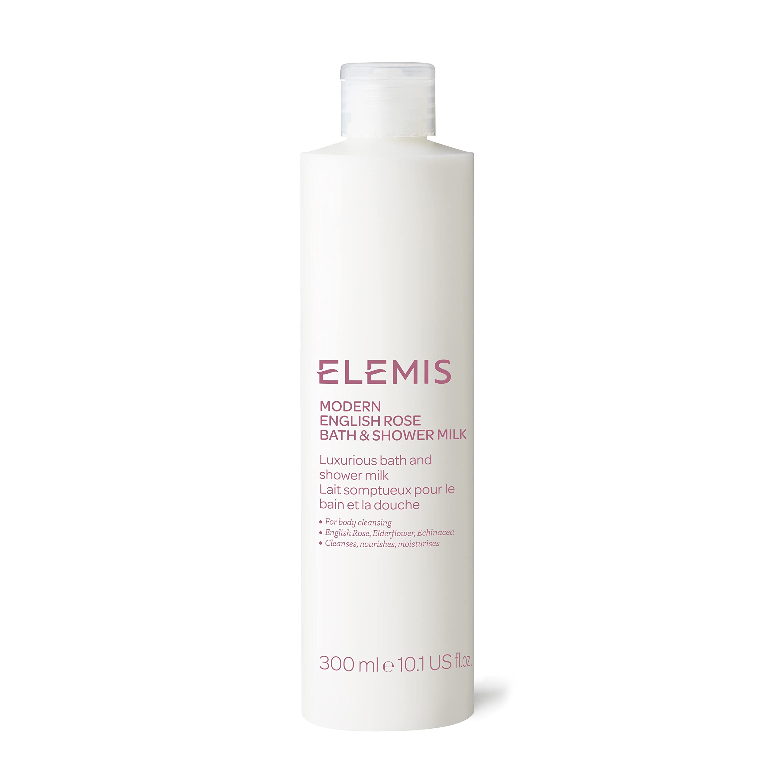 ELEMIS Bath and Shower Milk – Nourishing Daily Body Wash with Moisturizing Oil – Gentle Cleansing for Dry, Sensitive Skin – Foaming Cream with Natural Aromatics – 200ml