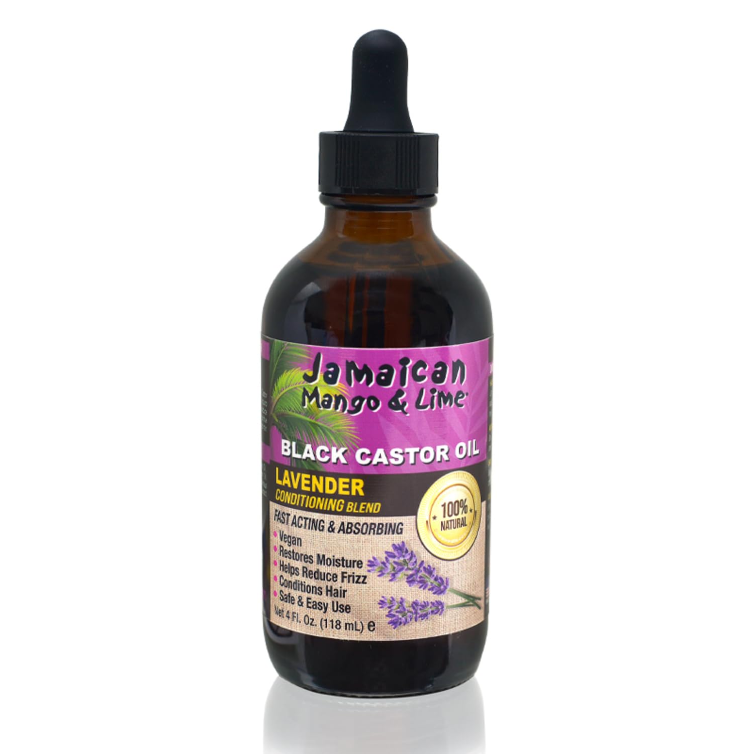 Jamaican Mango & Lime Black Castor Oil Lavender 4oz