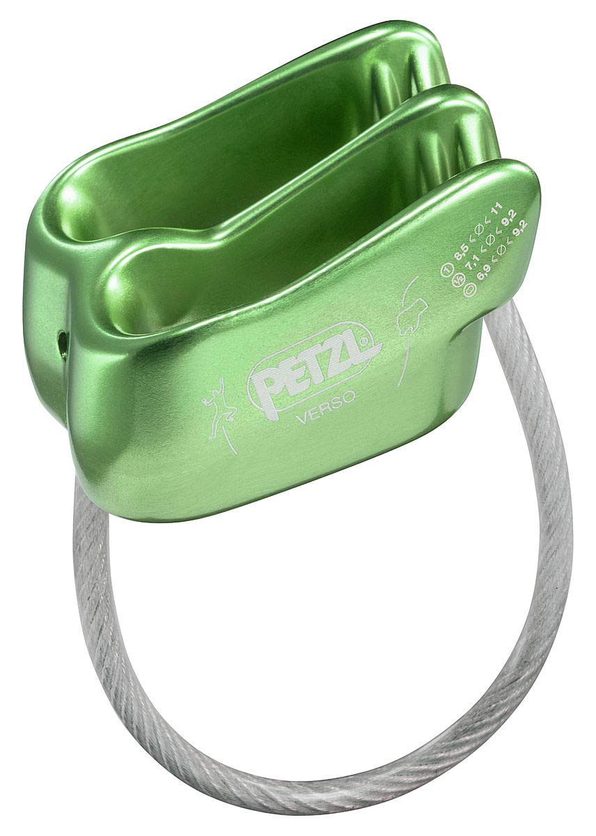PETZL - Belay VERSO - Unisex, Green, One Size