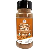 52USA Organic Ceylon Cinnamon Powder, 2 Ounce, USDA &amp; Kosher Certified | True Cinnamon Farmed in Sri Lanka,Certified USDA, Non-GMO, Gluten-Free, Perfect for Baking, Cooking and Beverages