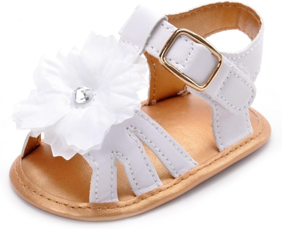infant white sandals