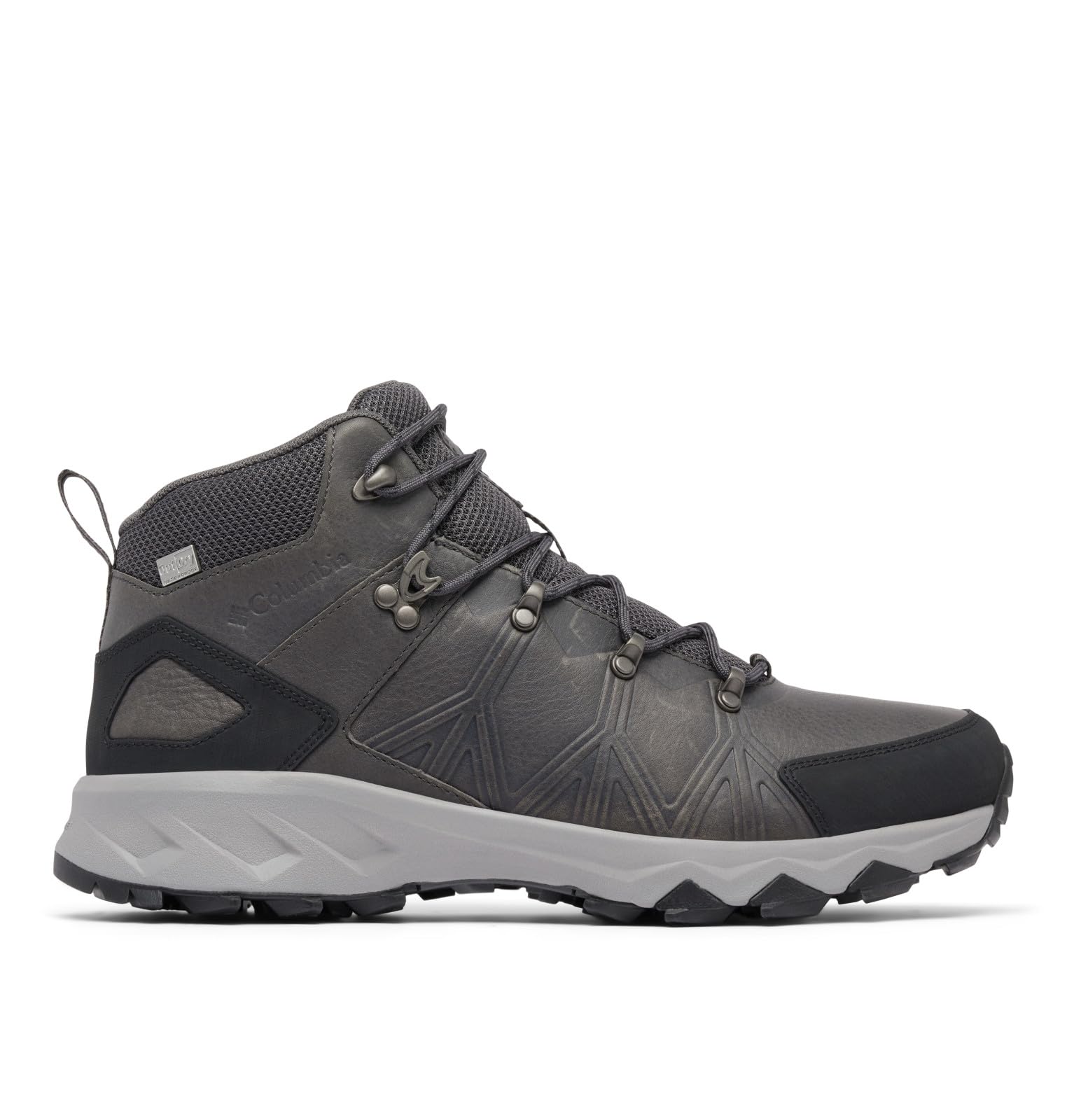 Columbia Mens Peakfreak II Mid Outdry Leather, Titanium Grey Steel/Dark Grey, 15 Image