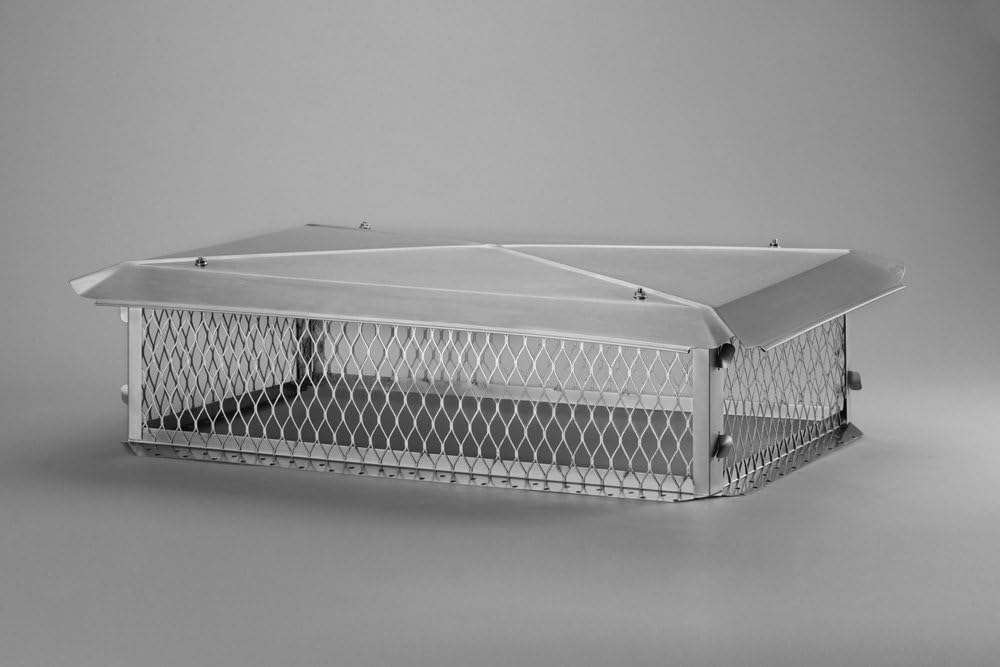 Stainless Steel MultiFlue Chimney Cap Size 14" H x 14" W