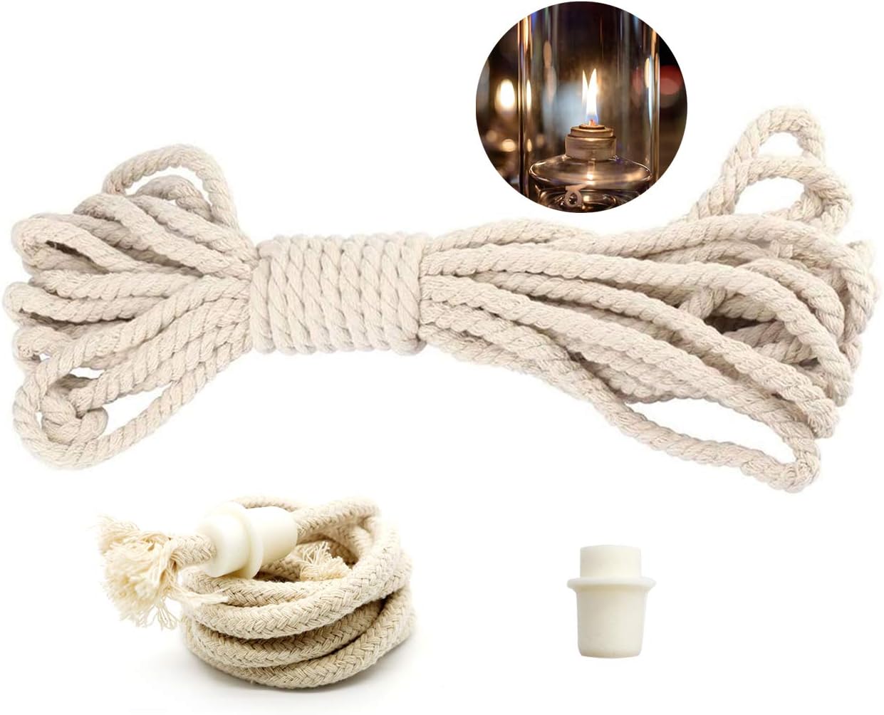 oil burner wick, heatresistant oil lamp wick, light wicks round cotton