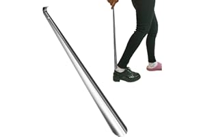 LIFHAP Shoe Horn Long Handle,Extra Long Shoe Horn for Seniors Men Women Kids,23 inch Heavy Duty Stainless Steel Shoehorn