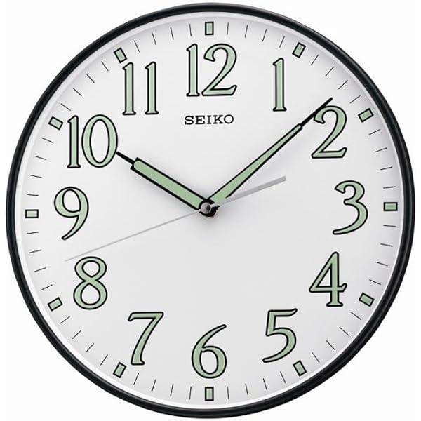 Seiko QXA656W – Orologio Da Parete In Plastica Bianca – Design Moderno Con Supporto Pieghevole, Ø 21 Cm