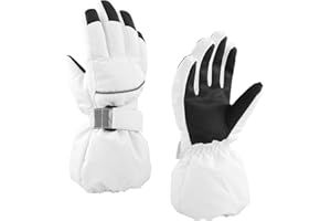 BAVST Kids Winter Glove Boys Girls Snow Ski Waterproof Gloves for Teens Fleece Lining Warm Mittens Outdoor