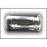 "Medicine Vial" 2 1/4-inch Glass Guitar Slide - a classic slide style for playing the blues