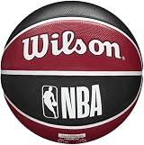 Wilson NBA Team Tribute Miami Heat Outdoor Rubber Size 7 Basketball view 2
