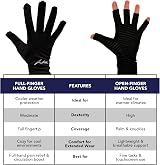 Dr. Arthritis Full Length Copper Compression Gloves S Pair with Handbook view 8