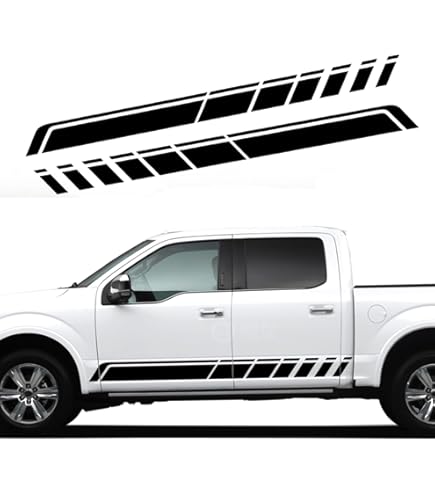 4x4 Off Road Mountains Decal Set For 2009-2018 Ford F-150 F-250 | 5.6" X 16" Vinyl