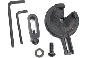 TEWAX Whisker Biscuit Arrow Rest, Archery Compound Bow Brush Round Hand Brush Screw Bristle Arrow Stand on for Arrow Maintenance