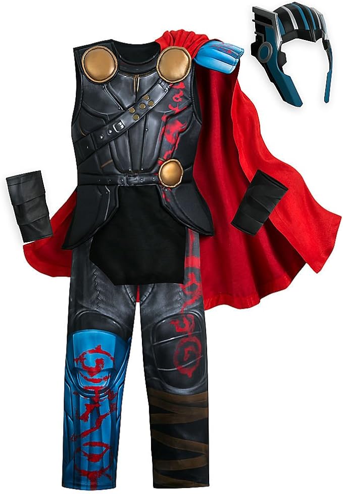 Buy Marvel Thor Costume for Kids Thor Ragnarok Size 9/10 Online at