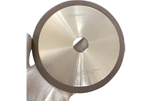 Moao Store Moao Tools, Diamond 5-3/4'' CBN Chainsaw Sharpening Wheel, 150 Grit, 7/8'' Arbor, 3/16'' Thick(404 Pitch Chains)