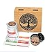 Tree of Life Stash Box with Glass stash jar & Grinder