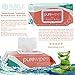 Sensitive Intimate Wipes for Women & Men. Unscented all Natural Wet Wipes, Not just baby wipes; Ideal for men wipes & women wipes too! (Pack of 3)