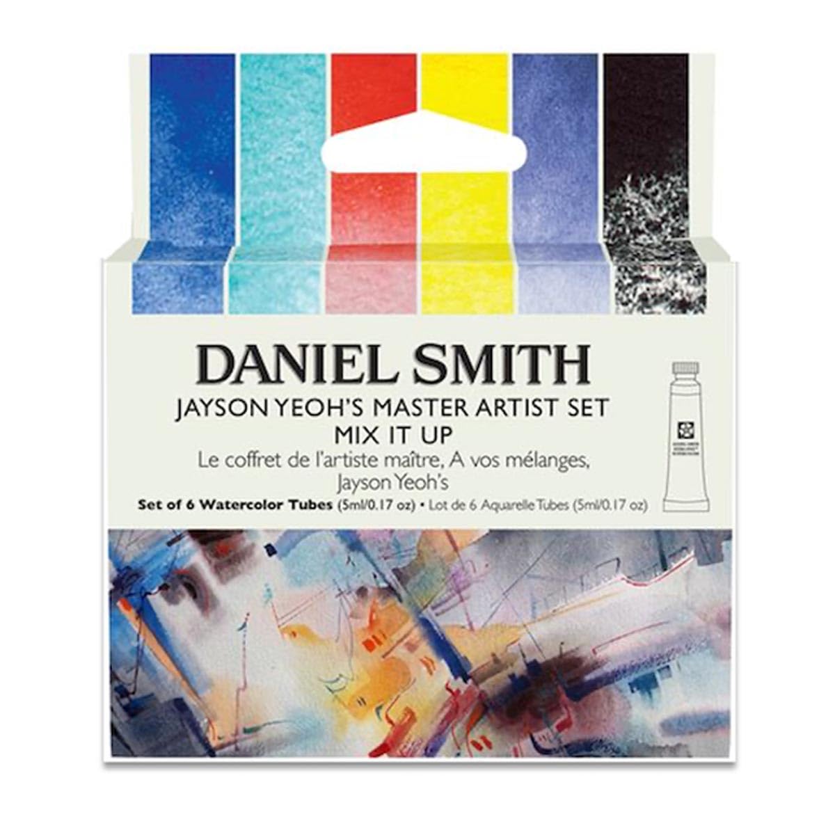 Daniel Smith Extra Fine Watercolor - Set of 6, Jayson Yeoh Master Artist Mix It Up, 5 ml Tubes