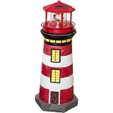XXL LED Leuchtturm Garten Außenbeleuchtung maritime Garten Deko 55cm