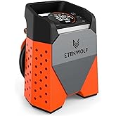 ETENWOLF ZEPHYR S3 Tire Inflator Portable Air Compressor, 1 Min Fast Inflation and 100% Duty Cycle, 160 PSI Air Pump for Cars, SUVs, Bikes, Balls (Vivid Orange)