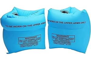 YUNLOVXEE 2-4 Pack Arm Floaties for Kids and Adults, Pool Floats, Inflatable Swim Ring, PVC Floater Sleeves for Toddlers Children 3-5-6-12 Years