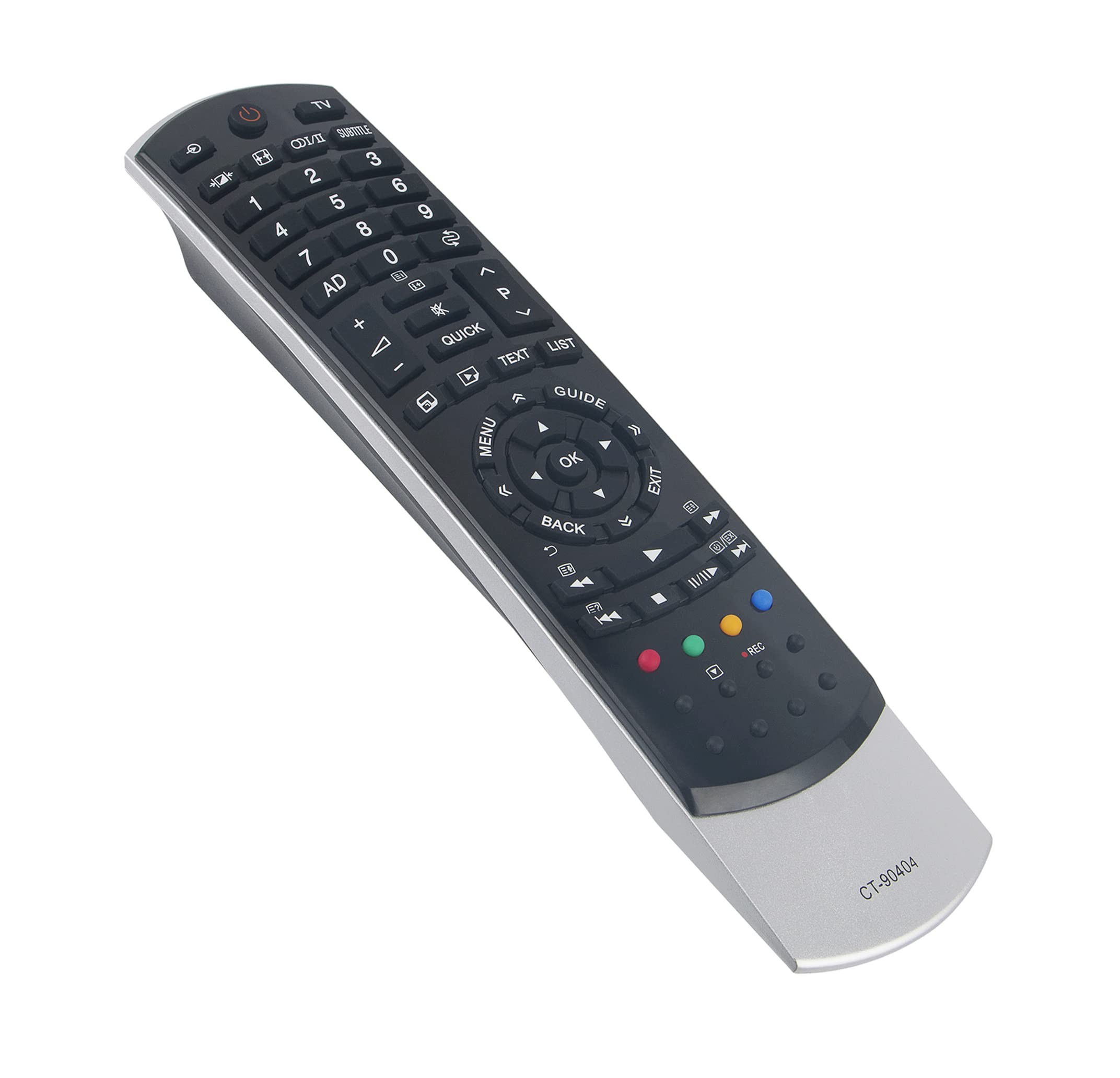 AULCMEET CT-90404 sub CT-90405 Replacement Remote Control Compatible with TOSHIBA 4K OLED TV 46TL933 47VL963 42VL963