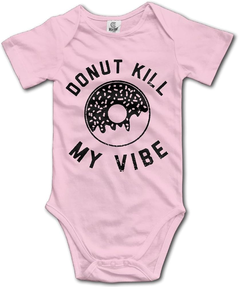 Donut Kill My Vibe Hip Hop Logo Baby Girls' Boys' Onesies Bodysuits