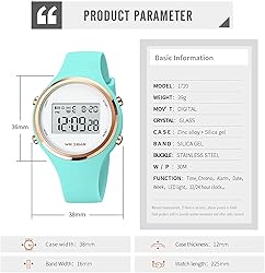 Gosasa Outdoor Sport Watches Alarm Clock 5Bar