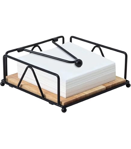 Porte-serviettes en Métal, Porte-serviettes de Table Moderne pour Distributeur de Mouchoirs en Papier, Porte-serviettes en Papier Décoratif pour Table de Restaurant de Salle à Manger(Argent