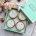 LA BELLEFÉE Scented Candles Gifts for Women, Valentines Day Gifts for Her, Natural Soy Candles for Home Scented, Small Candle Gift Set for Wedding, Guests, Festival, Relaxing Spa, Bath, Yoga, 4 Pack