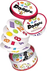 Asmodee Dobble 1,2,3 Card Game Tin Box 55 Cards 2-8 Players Ages 6+ view 3
