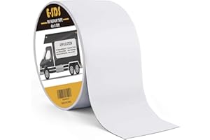 E-SDS RV Sealant Tape Waterproof, 4 Inch x 50 Foot RV Roof Repair Tape for RV, Window, Boat Sealing, Truck, Camper Roof Leaks, White