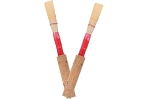 VANZACK 2pcs Handmade Natural Cane Oboe Reeds for Beginners Precision-crafted Double Reed Instrument