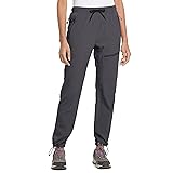 BALEAF Women's Hiking Cargo Pants Outdoor Lightweight Capris Water Resistant UPF 50 Zipper Pockets