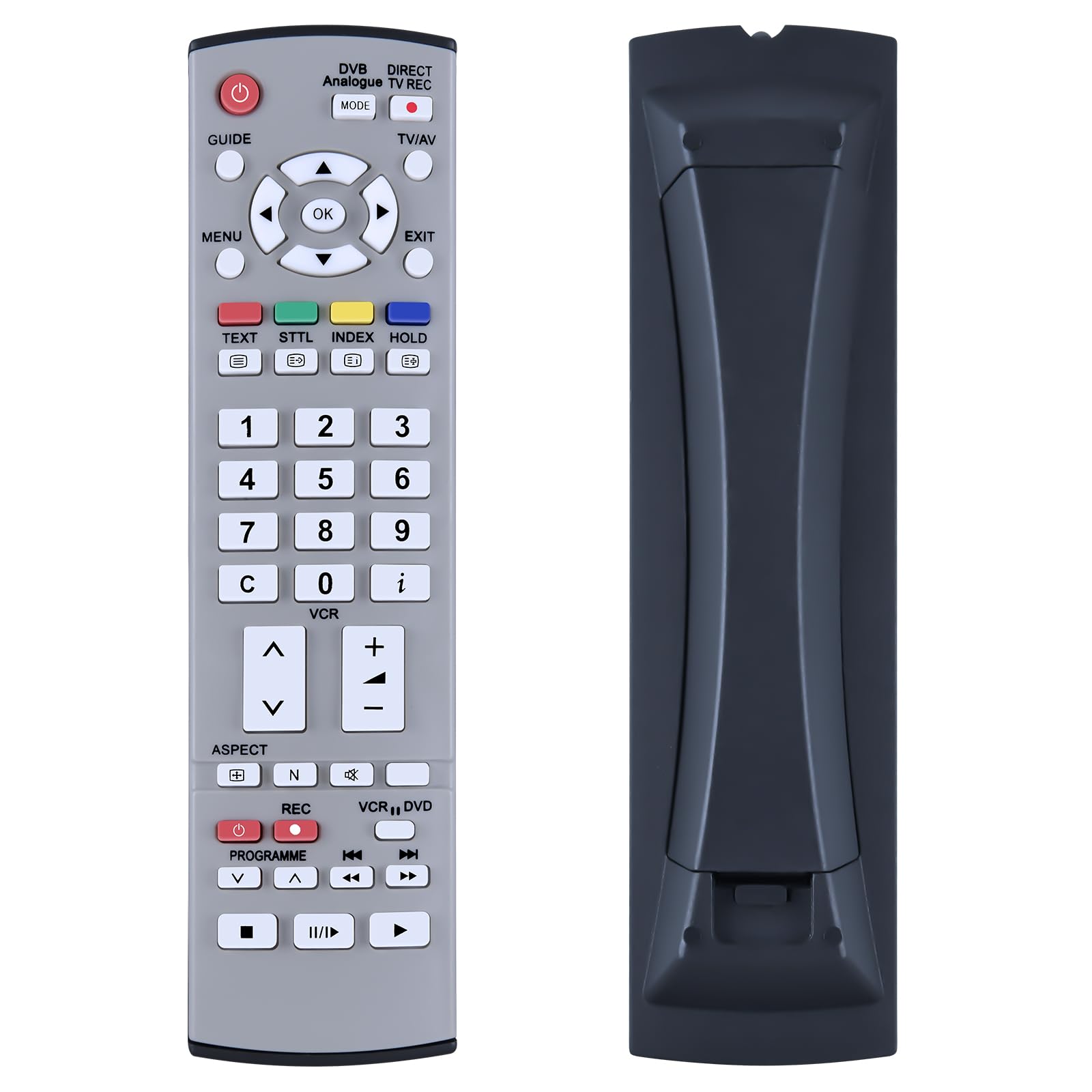 GOUYESHO EUR7651050A EUR765109A EUR7651030A Replacement Panasonic TV Remote Control, Compatible with TX-26LXD60 TX-26LX52F TX-32LXD60 TH-37PV60R TH-42PV60E TH-42PX71EA TH-50PX70B TH-103PF10UK